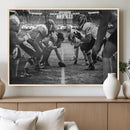 American Football Wall Art Canvas Print Framed Stadium Sport