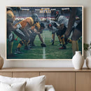 American Football Playing Wall Art Canvas Print by MyGreatCanvas | Canvas Wall Art Prints | Photo Prints & Wall Decor