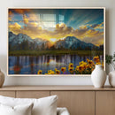 Grand Teton Park Sunrise Wall Art – Vibrant Landscape Canvas by MyGreatCanvas | Canvas Wall Art Prints | Photo Prints & Wall Decor