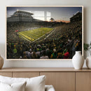 Oregon Stadium Canvas Wall Art - Captivating Game Day Scene