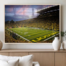 University of Oregon Ducks Football Team Print - Eugene