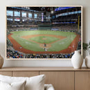 Texas Rangers Baseball Team Print - Arlington Globe Life