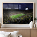 Michigan Wolverines Football Canvas Wall Decor, Football