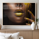 African American Art Black Woman Canvas Print, African Wall