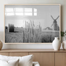 Vintage Farmhouse Black and White Triptych Wall Art – Giclee