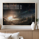 Avengers Planet Wall Art Canvas Print