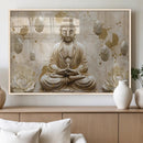 Serene Buddha Wall Art | Yoga Room Decor and Meditation Wall
