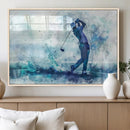 Golf Swing Wall Art Canvas Print - Sports-Inspired