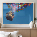 Carl Fredricksen, Up Movie Wall Art, Balloons Wall Art, Air