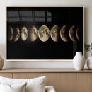 Phases of the Moon Wall Art | Canvas Print for Modern Wall by MyGreatCanvas | Canvas Wall Art Prints | Photo Prints & Wall Decor