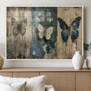 Butterfly Wall Art Trio | Vintage Butterfly Canvas Print | by MyGreatCanvas | Canvas Wall Art Prints | Photo Prints & Wall Decor