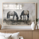 Chines Ink Style Vintage Horses Wall Art Canvas Print for by MyGreatCanvas | Canvas Wall Art Prints | Photo Prints & Wall Decor