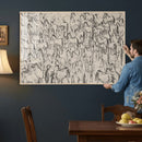 Abstract Horse Sketch Wall Art | Ready to Hang and Framed |