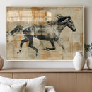 Chines Style Running Horse Western Wall Art | Farmhouse Wall