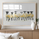 Farmhouse Wall Art Sheep Print | Ready to Hang Framed Canvas by MyGreatCanvas | Canvas Wall Art Prints | Photo Prints & Wall Decor