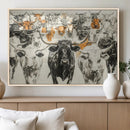 Texas Longhorn Wall Art Canvas Print – Herd Abstract Cow by MyGreatCanvas | Canvas Wall Art Prints | Photo Prints & Wall Decor