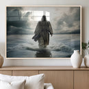 Jesus Walking on Water Wall Art | Canvas Print | Ready to