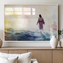 Watercolor Jesus Walking on Water Canvas Print, Christian by MyGreatCanvas | Canvas Wall Art Prints | Photo Prints & Wall Decor
