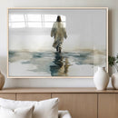 Watercolor Jesus Walking on Water Canvas Print, Christian by MyGreatCanvas | Canvas Wall Art Prints | Photo Prints & Wall Decor