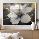 White Flower Wall Art Canvas Print | Ready to Hang |
