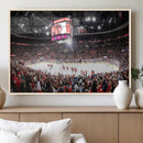 Amerant Bank Arena Wall Art Canvas Print - Basketball Arena by MyGreatCanvas | Canvas Wall Art Prints | Photo Prints & Wall Decor