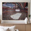 Barton Malow Little Caesars Arena Detroit Wall Art Canvas