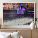 Madison New York Rangers Hockey Stadium Wall Art Canvas