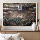 United Center Chicago Bulls Stadium Wall Art Canvas Print