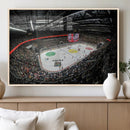Vaudoise Lausanne Ice Hockey Arena Stadium Wall Art Canvas,