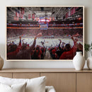 Carolina Hurricanes Ice Hockey Stadium Wall Art, Carolina