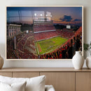 NC State Wolfpack Football Team Print - Raleigh by MyGreatCanvas | Canvas Wall Art Prints | Photo Prints & Wall Decor