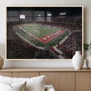 Houston Cougars Football Team Print - Houston TDECU Stadium