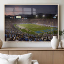 UCLA Bruins Football Team Print - Pasadena Rose Bowl Stadium by MyGreatCanvas | Canvas Wall Art Prints | Photo Prints & Wall Decor