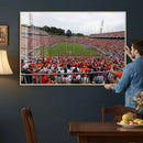 Virginia Cavaliers Football Team Print - Charlottesville Scott Stadium Print Wall Art Canvas by MyGreatCanvas | Canvas Wall Art Prints | Photo Prints & Wall Decor