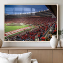 Wisconsin Badgers Football Team Print - Madison Camp Randall