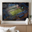 University of North Texas Mean Green Football Artwork,