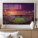 East Carolina University Pirates Football Print Canvas-