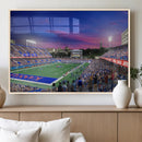 University of Kansas Jayhawks Football Team Print Canvas- by MyGreatCanvas | Canvas Wall Art Prints | Photo Prints & Wall Decor