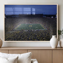 University of Michigan Wolverines Football Team Print - Ann by MyGreatCanvas | Canvas Wall Art Prints | Photo Prints & Wall Decor