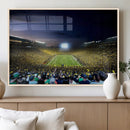 University of Michigan Wolverines Football Team Print - Ann by MyGreatCanvas | Canvas Wall Art Prints | Photo Prints & Wall Decor