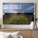 Michigan Stadium Wall Art Canvas Print, Vibrant Game Day by MyGreatCanvas | Canvas Wall Art Prints | Photo Prints & Wall Decor