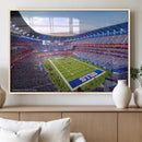 Buffalo Bills Football Team Print Canvas - Buffalo Highmark by MyGreatCanvas | Canvas Wall Art Prints | Photo Prints & Wall Decor