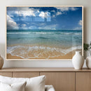 Sea View From the Beach Canvas Print