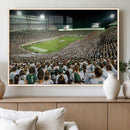 Michigan State Spartans Football Canvas Print - East Lansing