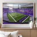 Northwestern University Wildcats Football Team Print - by MyGreatCanvas | Canvas Wall Art Prints | Photo Prints & Wall Decor