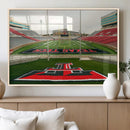 Texas Tech Red Raiders Football Team Print - Lubbock Jones