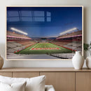 Rutgers Scarlet Knights Football Team Print - Piscataway SHI by MyGreatCanvas | Canvas Wall Art Prints | Photo Prints & Wall Decor