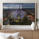 The Louisiana State University Tigers Football Team Print -