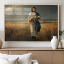Jesus Shepherd Wall Art | Ready to Hang Triptych Canvas of