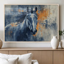 Abstract Blue Horse Wall Art Print Canvas | Horse Wall Art by MyGreatCanvas | Canvas Wall Art Prints | Photo Prints & Wall Decor